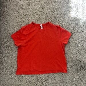Lululemon Athletica Orange Tee